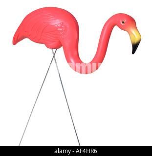 Flamingo en plastique Banque D'Images