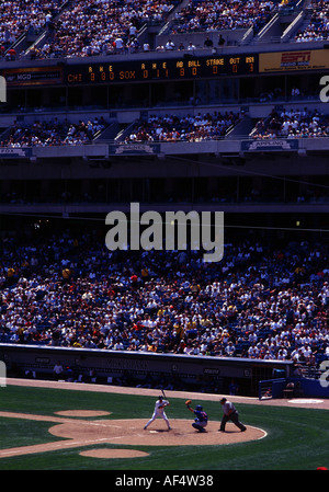 White Sox de Chicago v Chicago Cubs baseball jeu ball bat bases US Cellular Field Chicago Illinois USA Banque D'Images