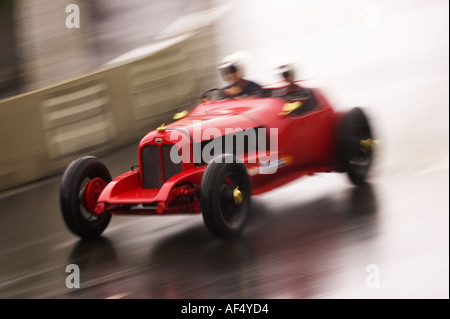 Démonstration Auburn historique Classic Street Racing Dunedin ile sud Nouvelle Zelande Banque D'Images