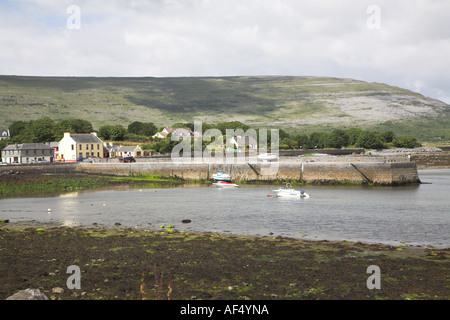 Port de Ballyvaughan dans le comté de Clare Irlande Banque D'Images