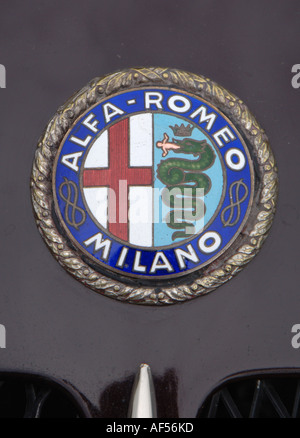 1938 Alfa Romeo badge Banque D'Images
