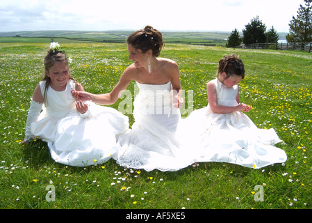 Mariage 3483 T M Modèle libéré Banque D'Images