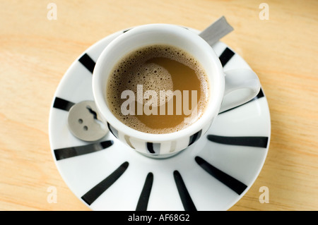 Tasse et soucoupe À CAFÉ Banque D'Images