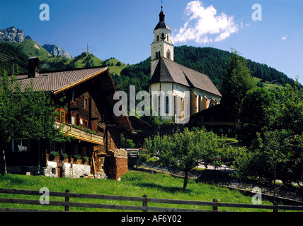 Géographie / billet, l'Autriche, le Tyrol, la vallée de la Vierge Marie, l'église de neige, Additional-Rights Clearance-Info-Not-Available- Banque D'Images