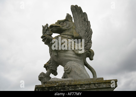 Gargoyle, Layer Marney, Essex, East Anglia, Angleterre, RU Banque D'Images