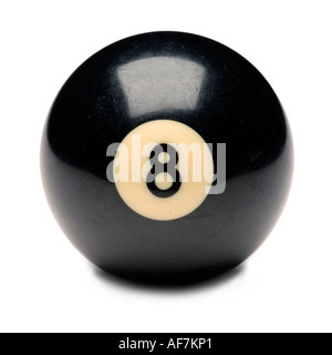 8 Ball Pool 8 noir Banque D'Images