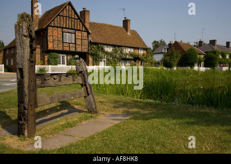 Village essendine Herts UK Juillet Banque D'Images
