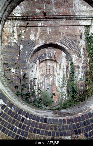 Structure de Balcombe Viaduc Ferroviaire East Sussex UK Banque D'Images