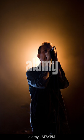 Jésus Mary Chain effectuant à Connect Music Festival en Ecosse Banque D'Images