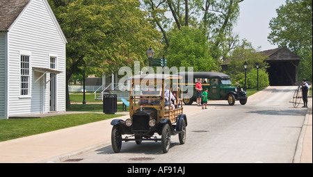 Michigan Dearborn le Henry Ford Greenfield Village modèle T Ford Woody Banque D'Images