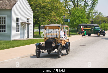 Michigan Dearborn le Henry Ford Greenfield Village modèle T Ford Woody Banque D'Images