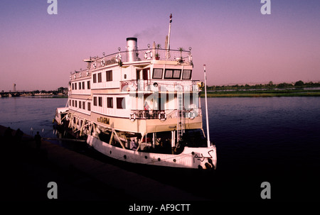 Le bateau à aubes du désert ss Karim, croisière sur le Nil, Egypte Banque D'Images