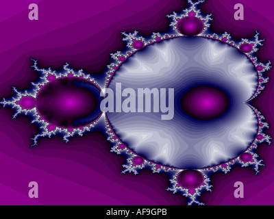 Fractale de Mandelbrot. Banque D'Images