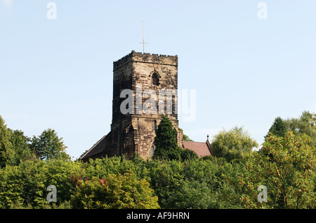 L'église Saint Augustin, Dodderhill, Droitwich, Worcestershire, Angleterre, RU Banque D'Images