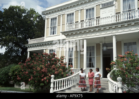 Jamaïque,Jamaican,Mer des Caraïbes,eau,Tropiques,temps chaud,climat,Kingston,maison Devon,maisons,construit,construit,1881,maison de plantation urbaine historique,h Banque D'Images