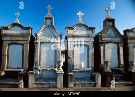 Louisiane Cajun Country, New Orleans Garden District Lafayette Cemetery tombeaux au-dessus du sol LA016, LA016 Banque D'Images