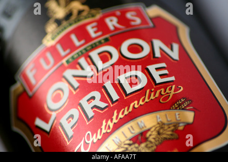 Une bouteille de bière Fullers London Pride Banque D'Images