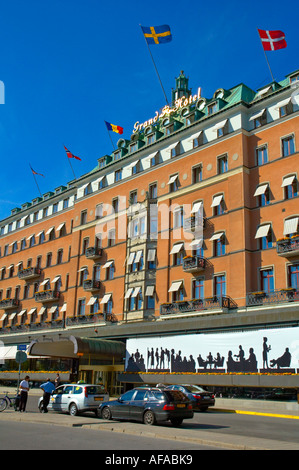 Grand Hotel le meilleur endroit pour séjourner à Stockholm en Suède Stockholm Strömkajen Europe Banque D'Images