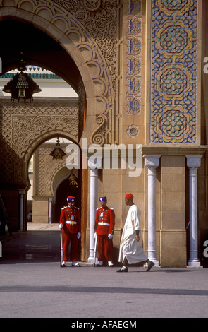 Le Palais Royal dans la ville marocaine de Rabat Banque D'Images