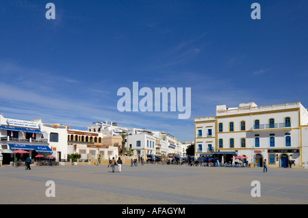 Place Moulay Hassan Essaouira Maroc Afrique du Nord Banque D'Images