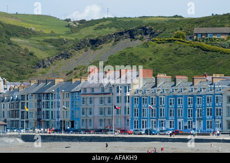 Voir d'Aberystwyth, Ceredigion, pays de Galles, en bord de mer. Go. Banque D'Images