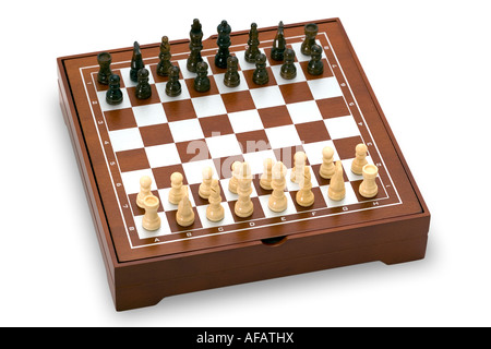 Échecs échiquier Banque D'Images