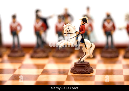 Jeu d'échiquier Banque D'Images