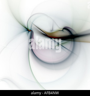 Abstract fractal image de flamme Banque D'Images