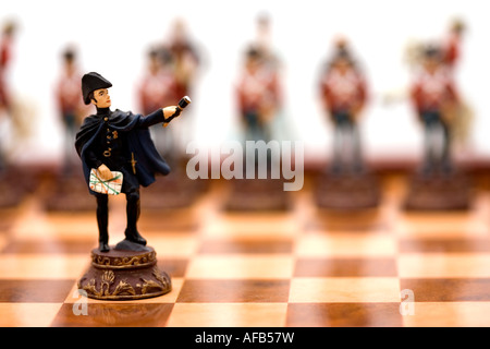 Jeu d'échiquier Banque D'Images