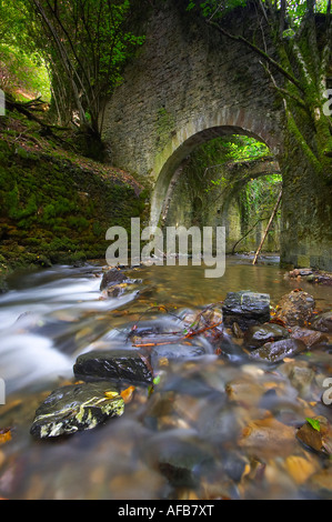 Antigua Real Fábrica de armas de Eugui Navarra España, ancienne manufacture d'armes royale d'Eugui Navarre Espagne Quinto Real Banque D'Images