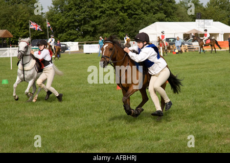 Au cours de l'Gymkhana Cheshire Show 2007 Banque D'Images