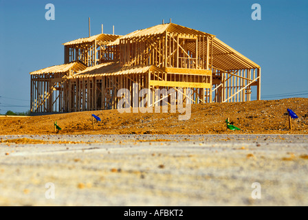 Maison en construction Banque D'Images