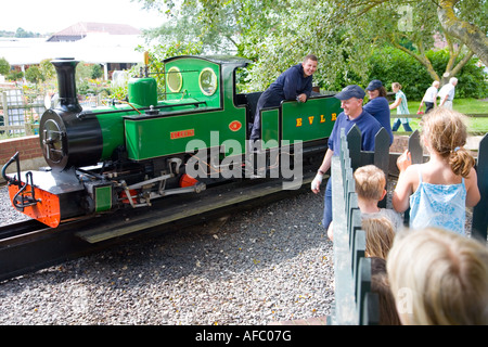 Couronne d'Evesham Light Railway Banque D'Images