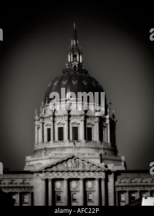 Hôtel de ville (1913-1915). Civic Center de San Francisco. L'État de Californie. USA. Banque D'Images