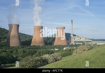 Buildwas centrale à charbon de hillside Banque D'Images