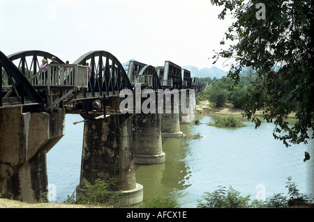 Géographie / voyages, Thaïlande, Tamarkan, Kanchanaburi, pont au-dessus de la rivière Kwai, Banque D'Images