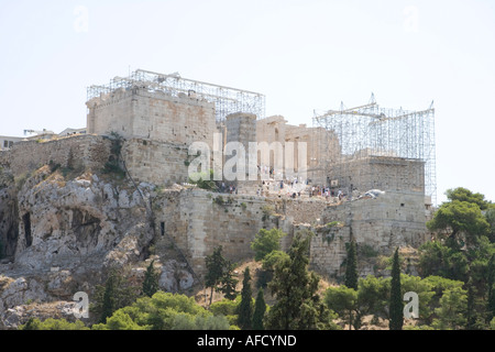 Le Parthénon sur l'Acropole, Athènes, Grèce Banque D'Images