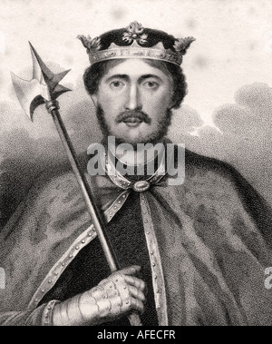 Richard I alias Richard le coeur de Lion, 1157-1199. Monarque anglais. Banque D'Images