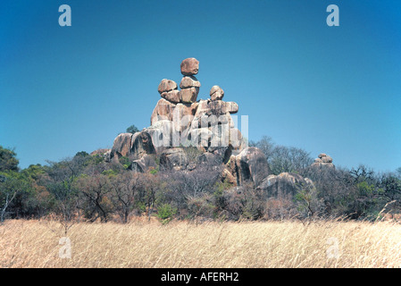 Château Koppie rocheux de granit Banque D'Images