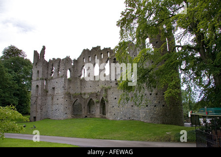 Le mur jaloux à la maison Belvedere et ses jardins le comté de Meath Irlande robert rochfort lord belfield Banque D'Images