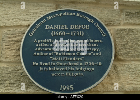 Daniel Defoe Banque D'Images