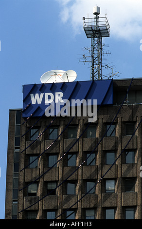 La propriété de l'état, West Deutscher Rundfunk (WDR) West studios radio allemande, Cologne, Rhénanie du Nord-Westphalie, Allemagne. Banque D'Images