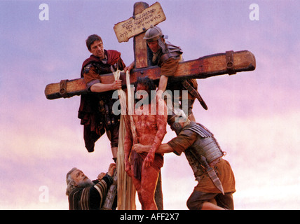 La PASSION DU CHRIST Icône 2004 film produit par Mel Gibson avec James Caviezel comme Jésus Banque D'Images