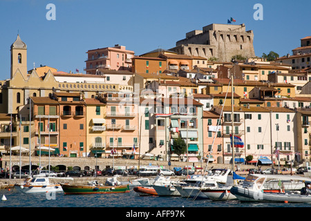 Porto Santo Stefano Monte Argentario Toscane Italie Banque D'Images