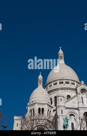 Le Sacré Coeur de Montmartre - Paris France 2007 Banque D'Images