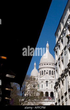 Le Sacré Coeur de Montmartre - Paris France 2007 Banque D'Images