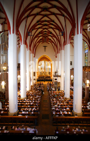 Thomanerchor en l'église Thomaskirche Banque D'Images