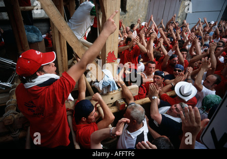 Nola Italie NA Festa dei Gigli Gigli, Festival de l'habituellement célébré le 22 juin Banque D'Images