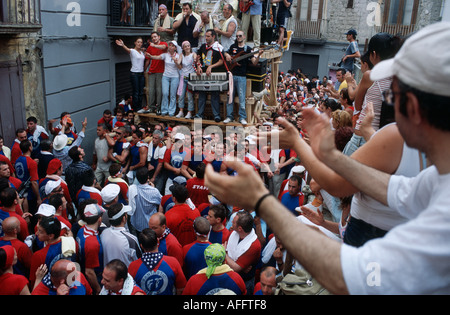 Nola Italie NA Festa dei Gigli Gigli, Festival de l'habituellement célébré le 22 juin Banque D'Images