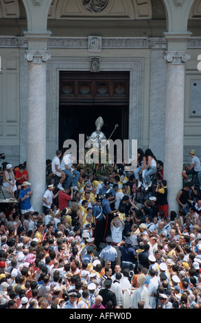 Nola Italie NA Festa dei Gigli Gigli, Festival de l'habituellement célébré le 22 juin Banque D'Images